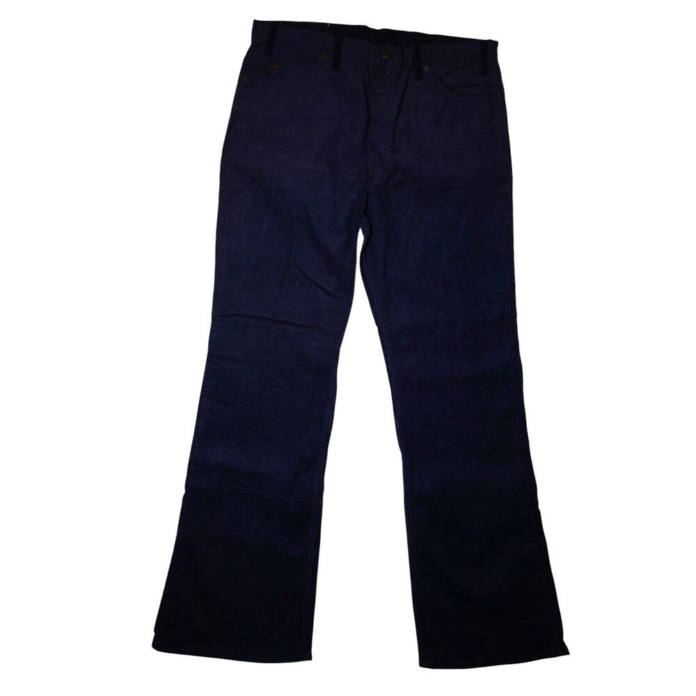 Levi’s 1975 Vintage 517 Blue Corduroy Bootcut Pants USA Deadstock NWT 38x32
